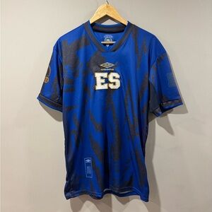 Umbro 2023-24 El Salvador Home Jersey Soccer Football Jersey